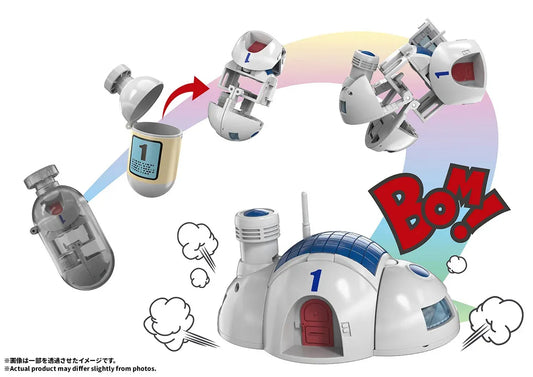 BANDAI - DRAGON BALL HOIPOI CAPSULE NO.1 CAPSULE HOUSE CHANGEARTS REPLICA 9 cm