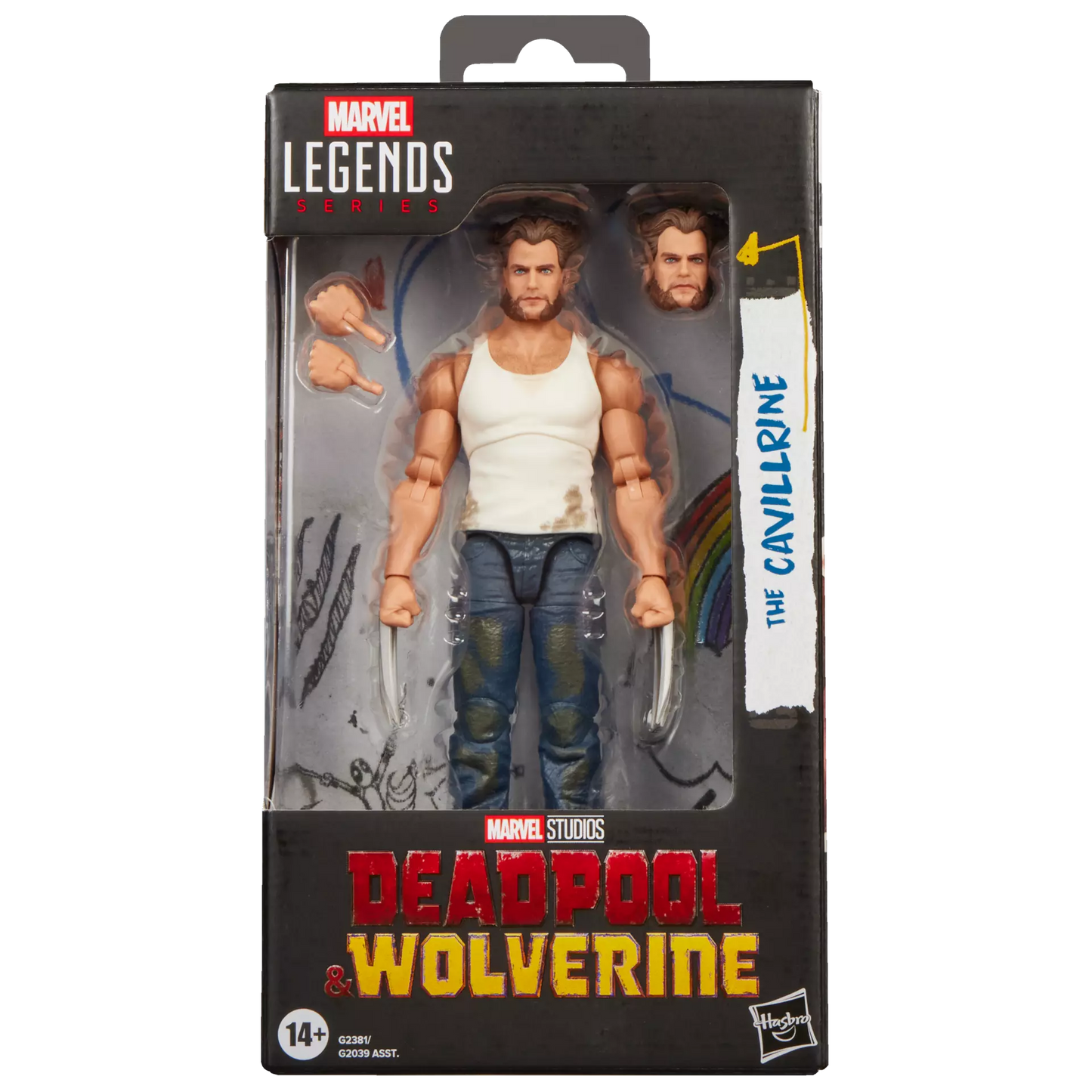 MARVEL LEGENDS DEADPOOL AND WOLVERINE THE CAVILLRINE ACTION FIGURE