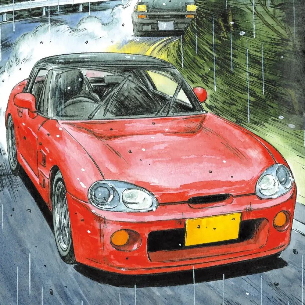 AOSHIMA INITIAL-D SAKAMOTO EA11R CAPPUCCINO MK 1/24 MODEL KIT