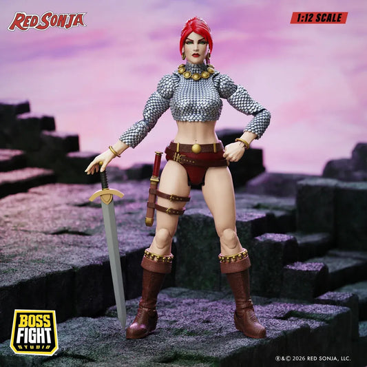 RED SONJA IMMORTAL RED SONJA 1:12 SCALE EPIC H.A.C.K.S. ACTION FIGURE