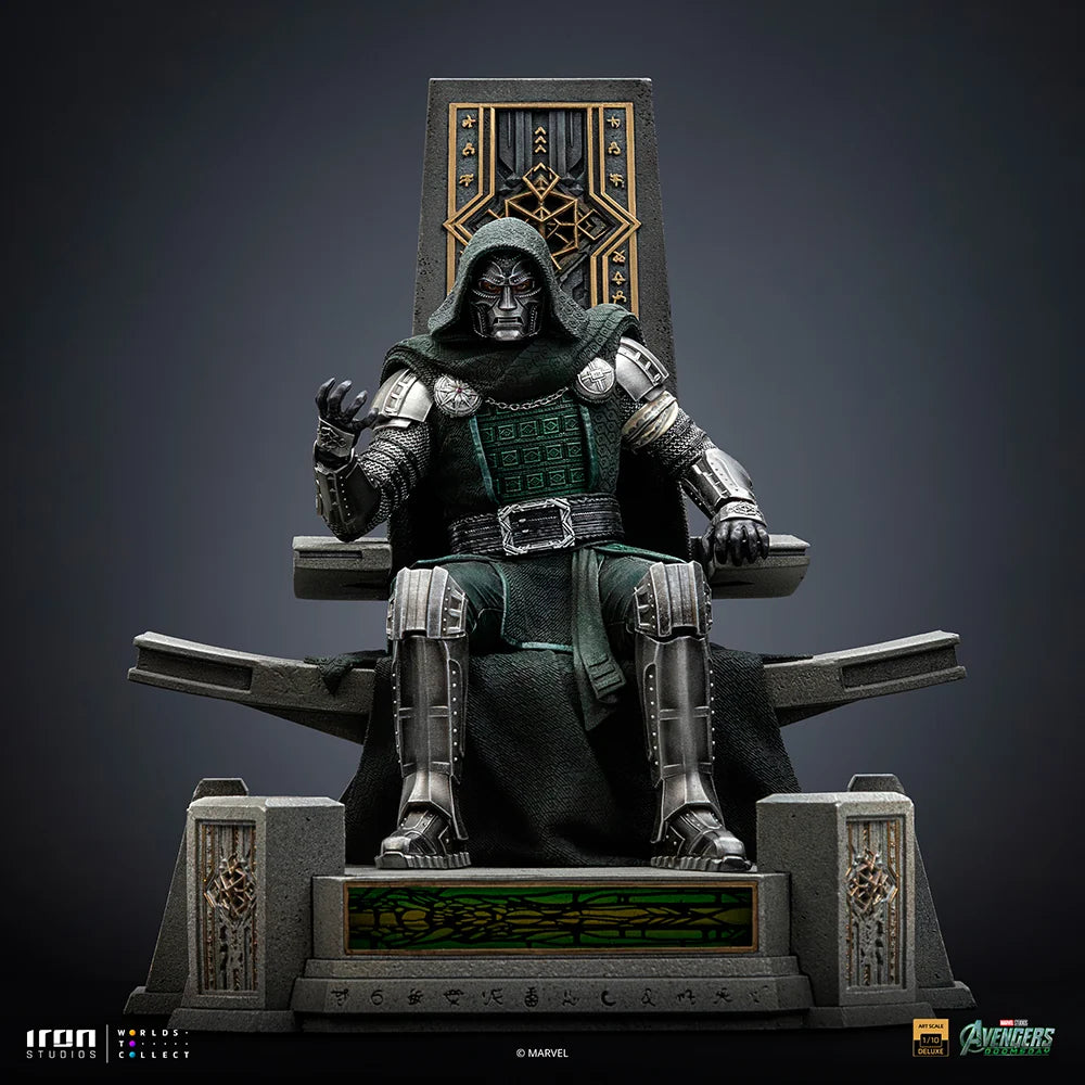 IRON STUDIOS - DOOM AVENGERS:DOOMSDAY DOCTOR DOOM THRONE 1/10 STATUA 22 cm