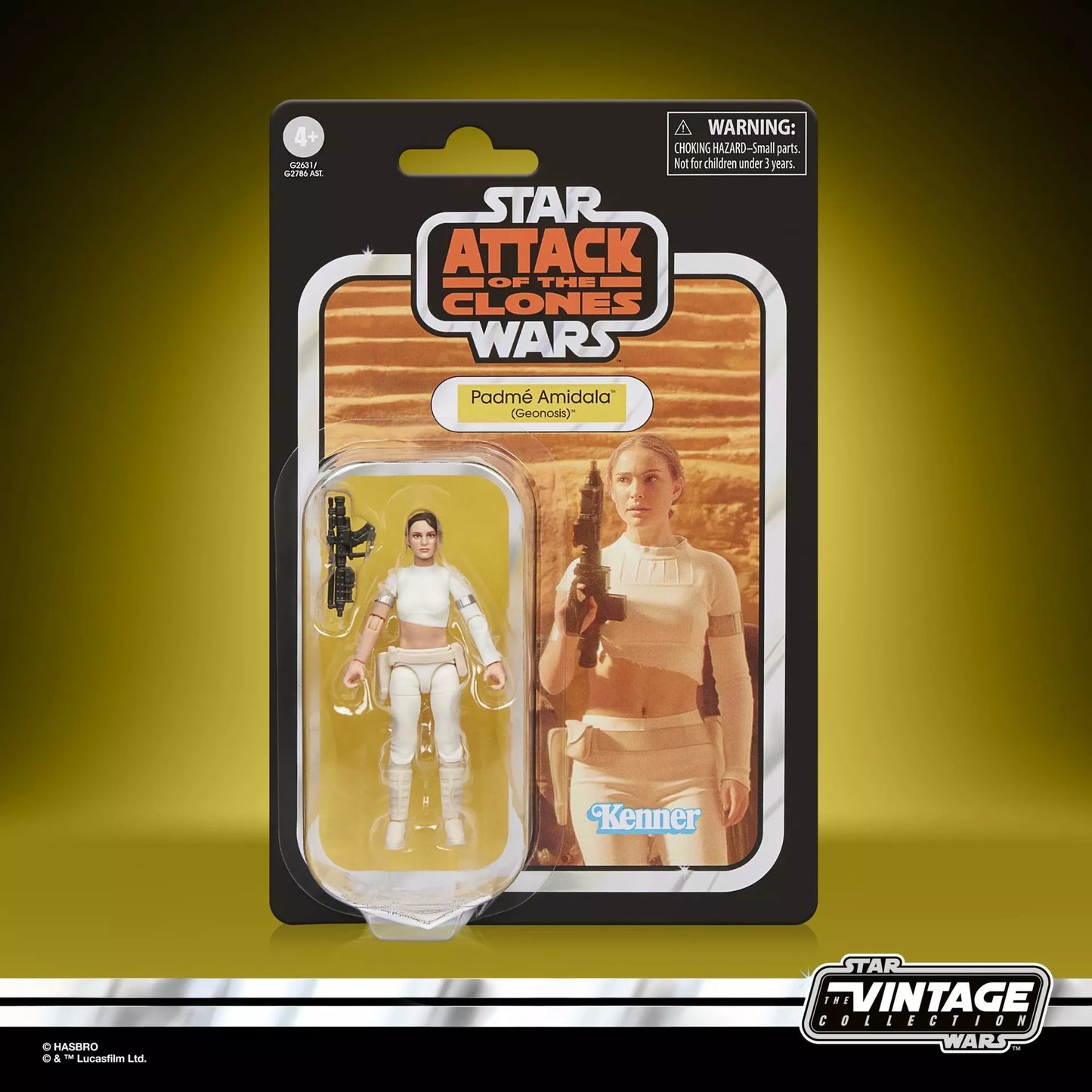 HASBRO PADME AMIDALA - STAR WARS VINTAGE ATTACK CLONES GEONOSIS ACTION FIGURE
