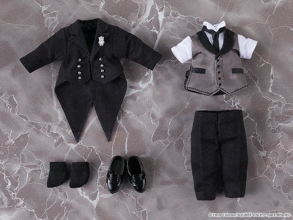 GOOD SMILE COMPANY NENDOROID BLACK BUTLER SEBASTIAN MICHAELIS DOLL RERUN MINI FIGURA 14 cm