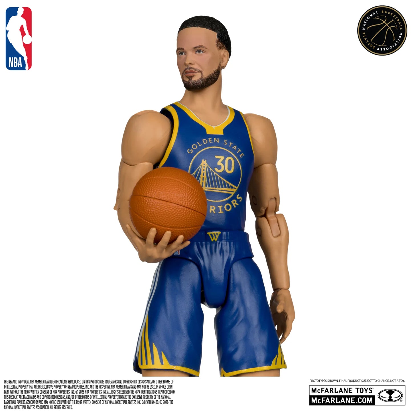 MCFARLANE TOYS 25 NBA 6INCH ARTICULATED S WV1 STEPHEN CURRY (GOLDEN STATE WARRIORS) ACTION FIGURE 15 cm