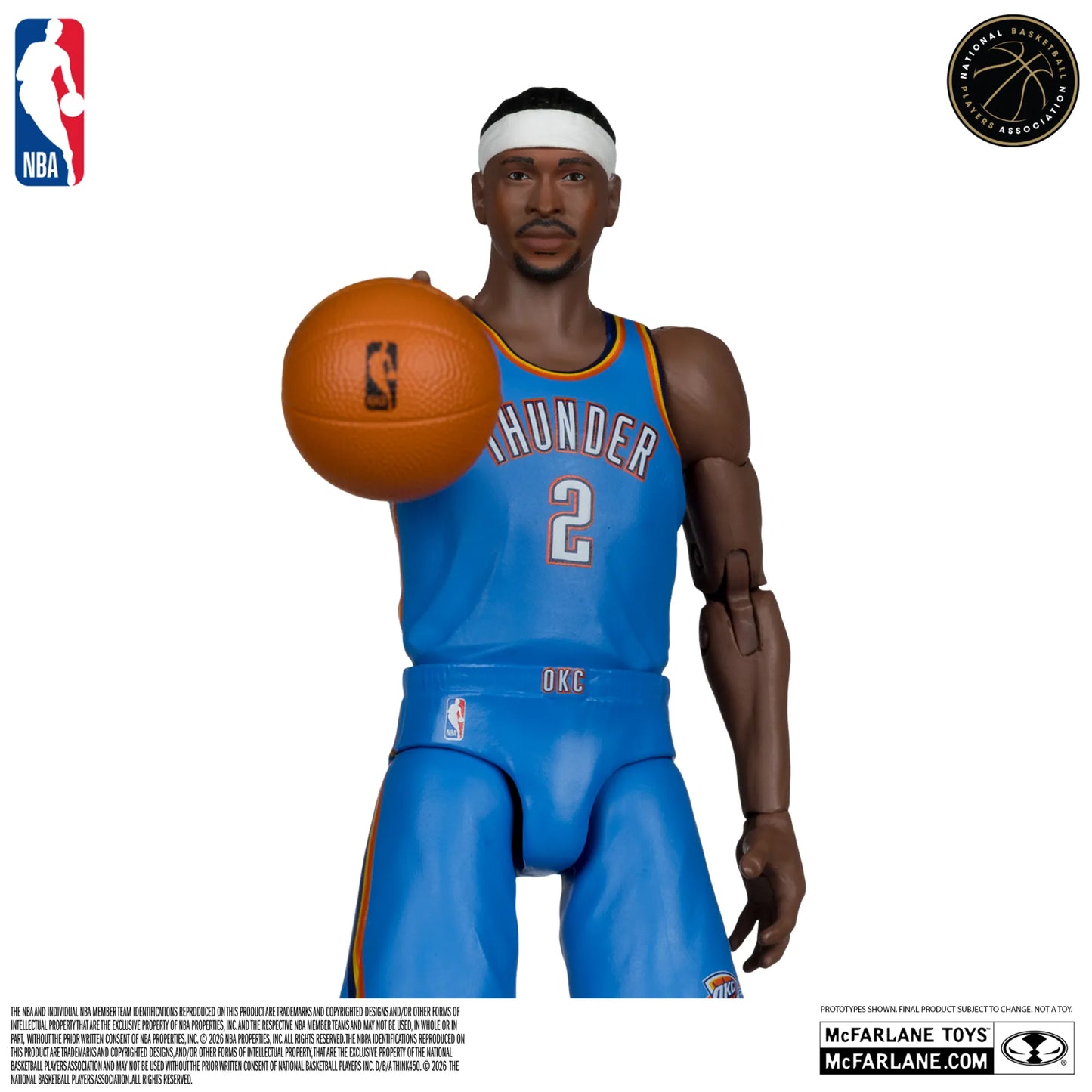 MCFARLANE TOYS 25 NBA 6INCH ARTICULATED S WV1 SHAI GILGEOUS-ALEXANDER (OKLAHOMA CITY THUNDER) ACTION FIGURE 15 cm