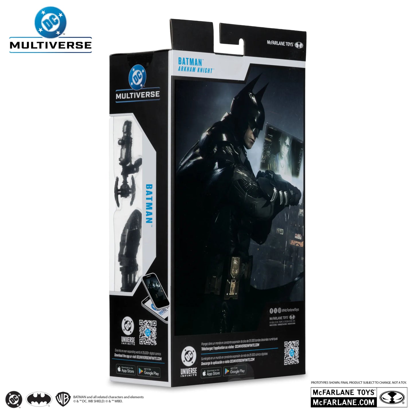 MCFARLANE TOYS 25 BATMAN - DC MULTIVERSE 7INCH ARKHAM KNIGHT ACTION FIGURE 17 cm
