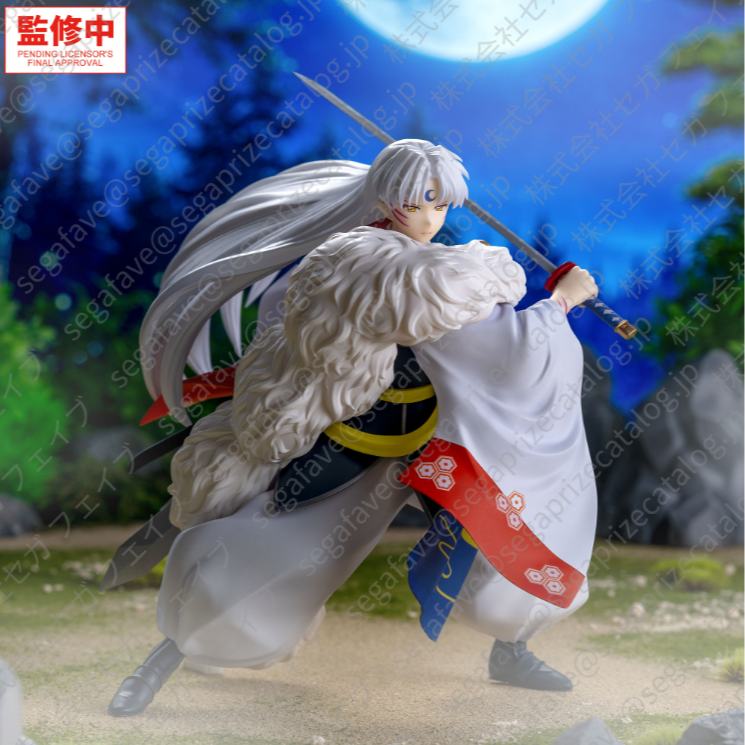 SEGA LUMINASTA INUYASHA SESSHOMARU FIGURA 17 cm