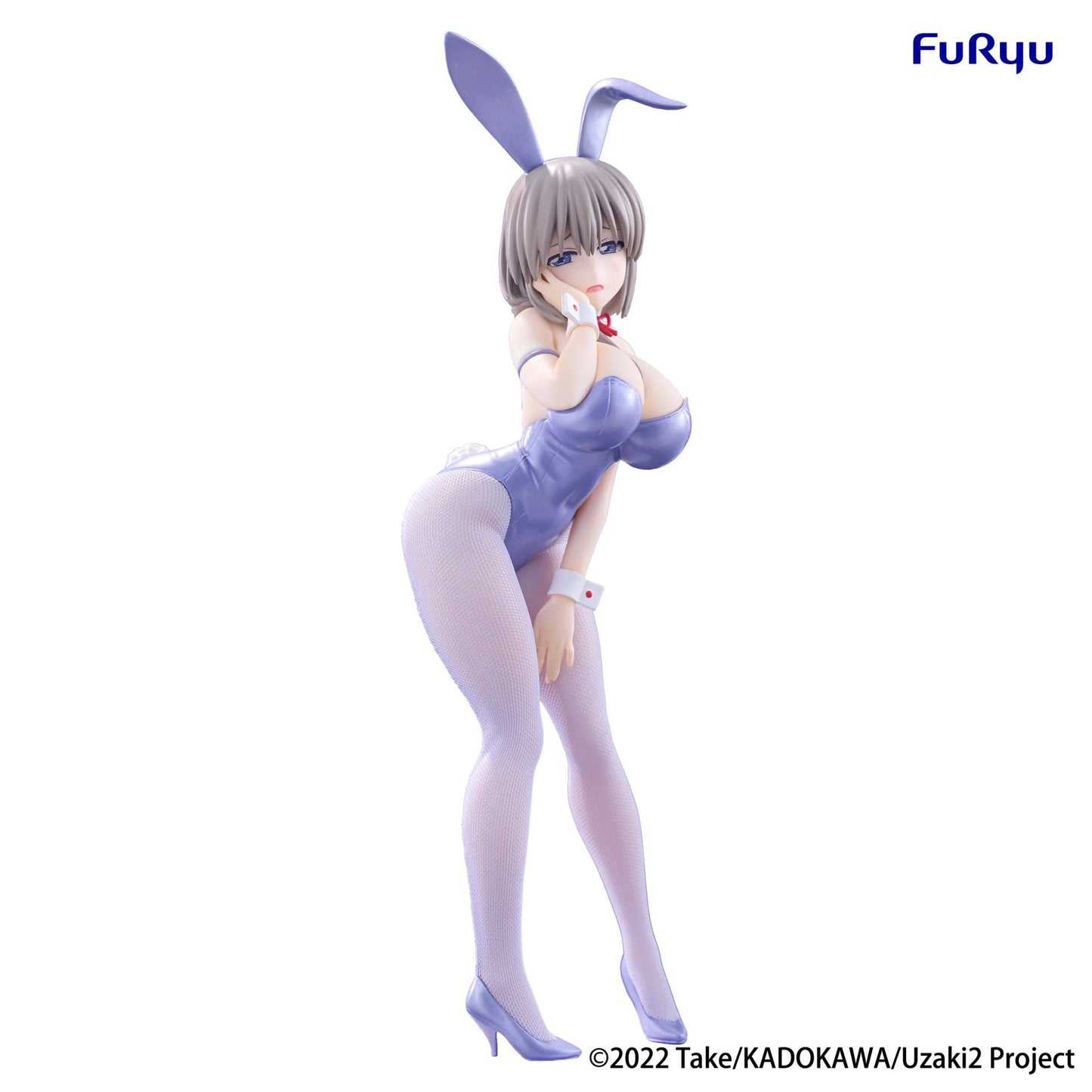 FURYU UZAKI-CHAN WANTS HANG OUT TSUKI UZAKI METALLIC PURPLE BICUTE BUNNIES FIGURA 29 cm