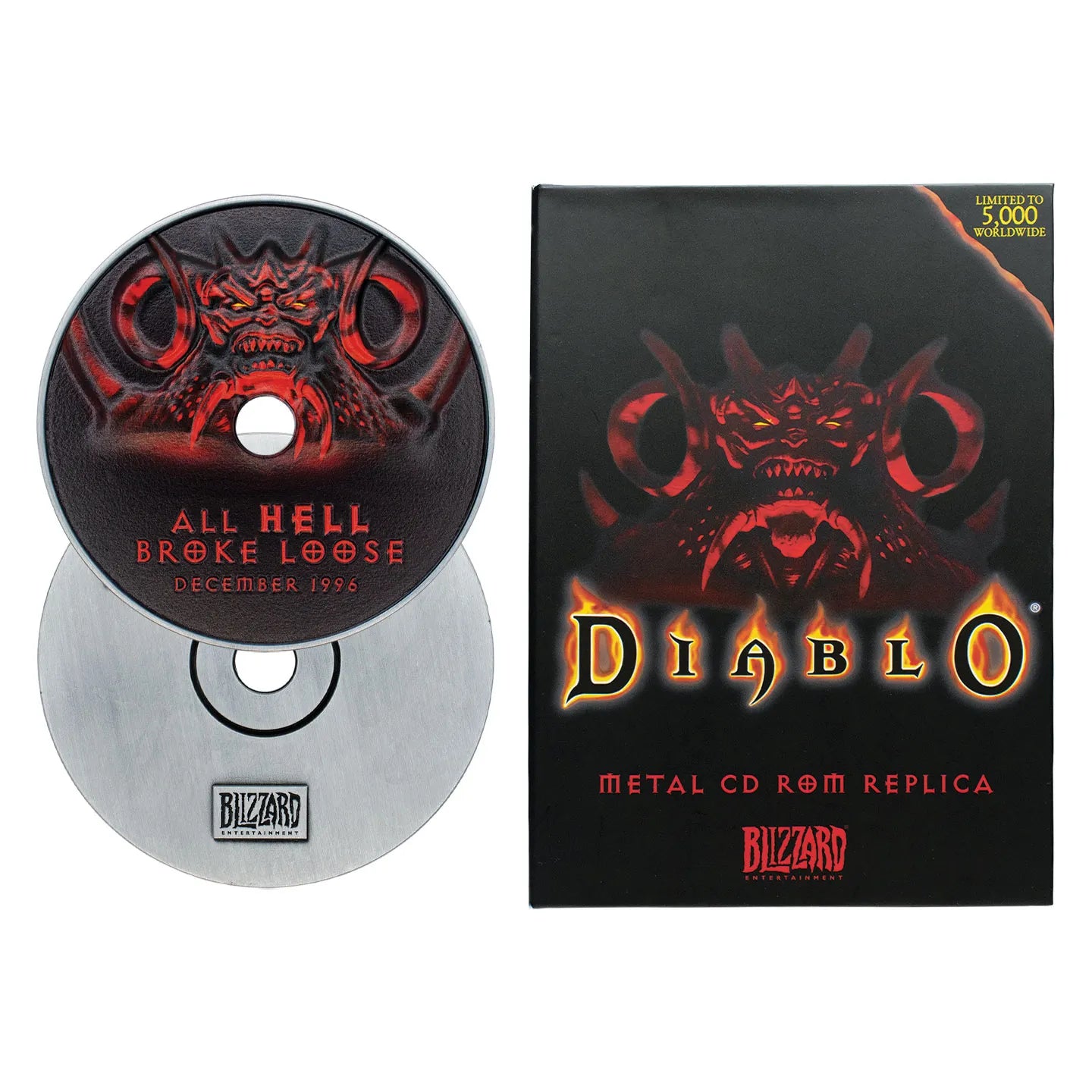 FANATTIK - DIABLO DIABLO 30TH ANNIVERSARY CD ROM LIMITED EDITION REPLICA 15x14x2.5 cm LIMITED EDITION