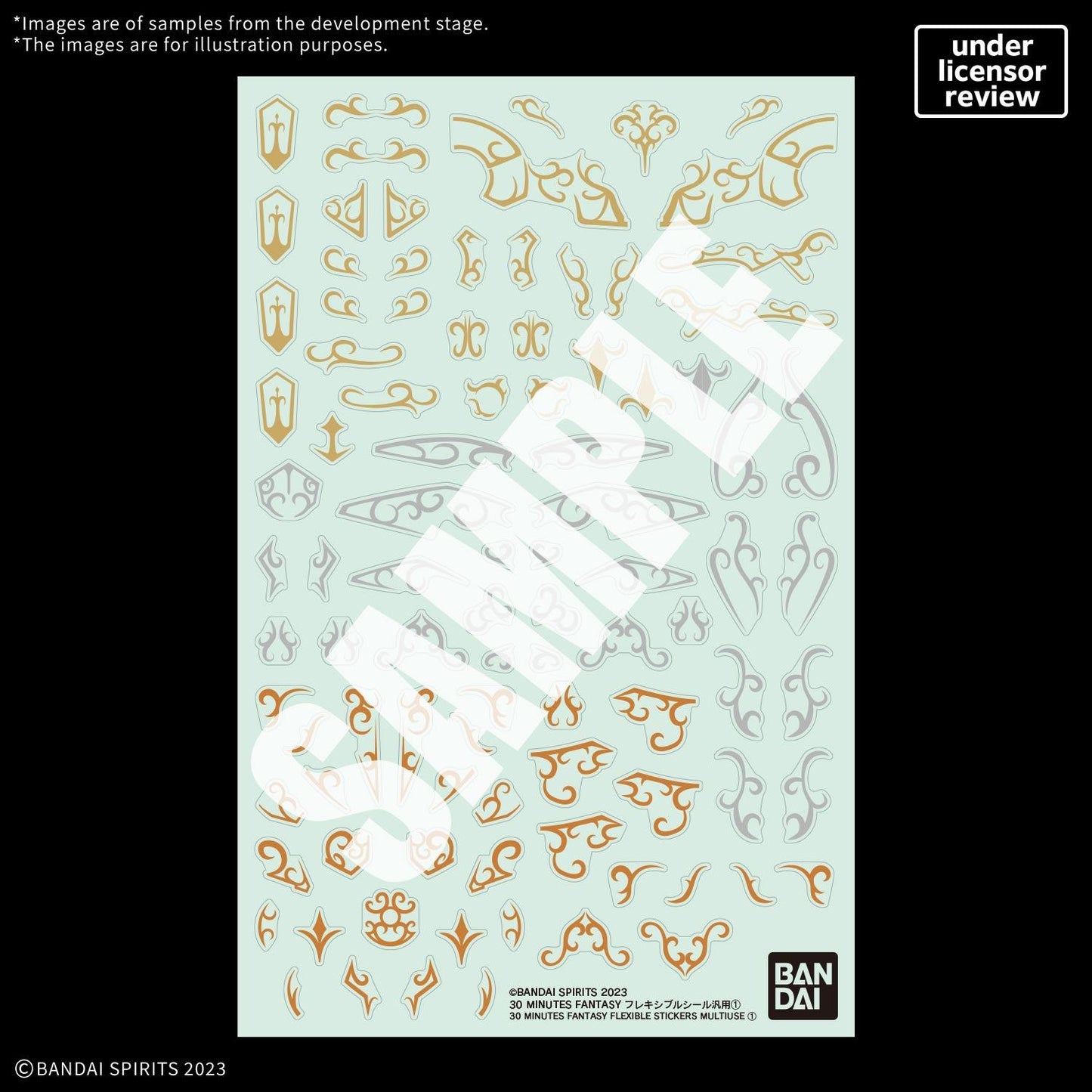 BANDAI 30MF FLEXIBLE STICKERS MULTIUSE 1 MODEL KIT n.a.