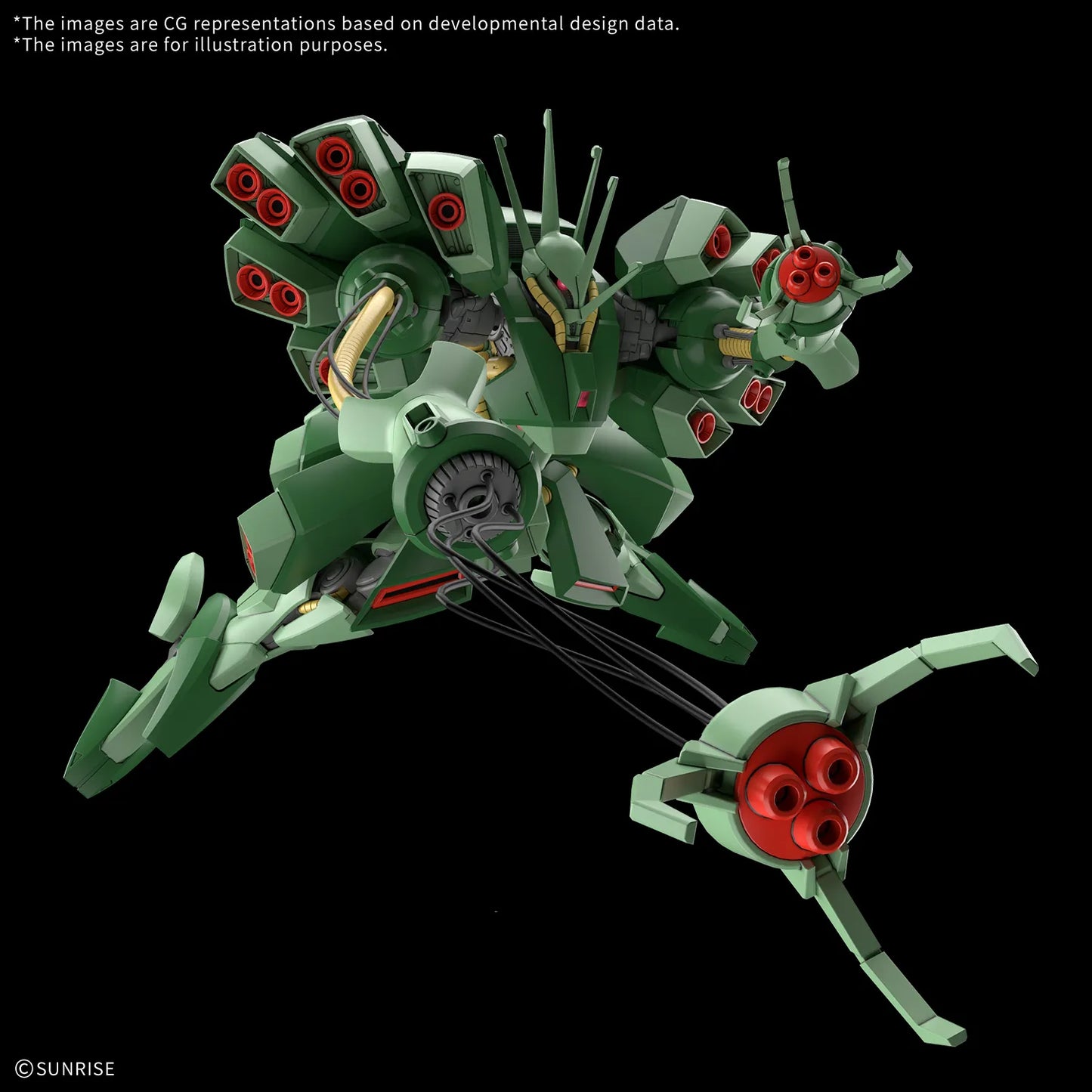 BANDAI HG HAMMA-HAMMA 1/144 MODEL KIT 13 cm