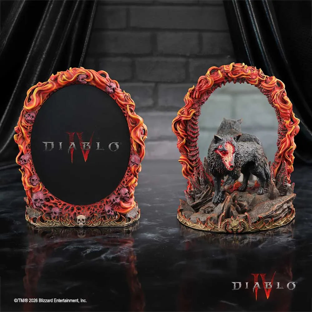 NEMESIS NOW - DIABLO DIABLO 4 MEPHISTO MIRROR STATUA 21.5 cm
