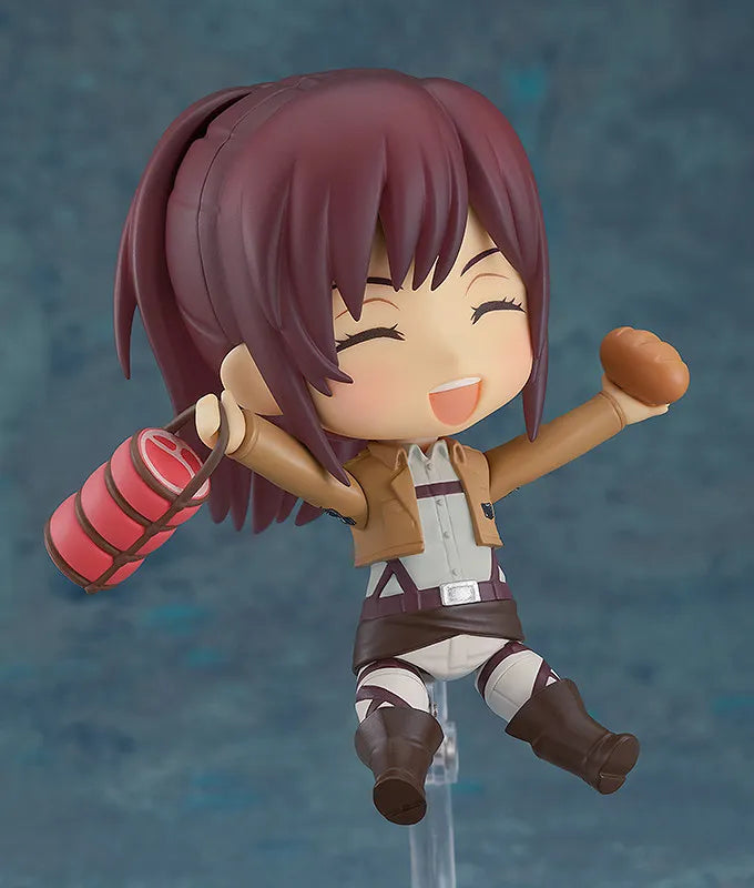 GOOD SMILE COMPANY SASHA - ATTACK ON TITAN NENDOROID BRAUS RERUN MINI FIGURA 10 cm