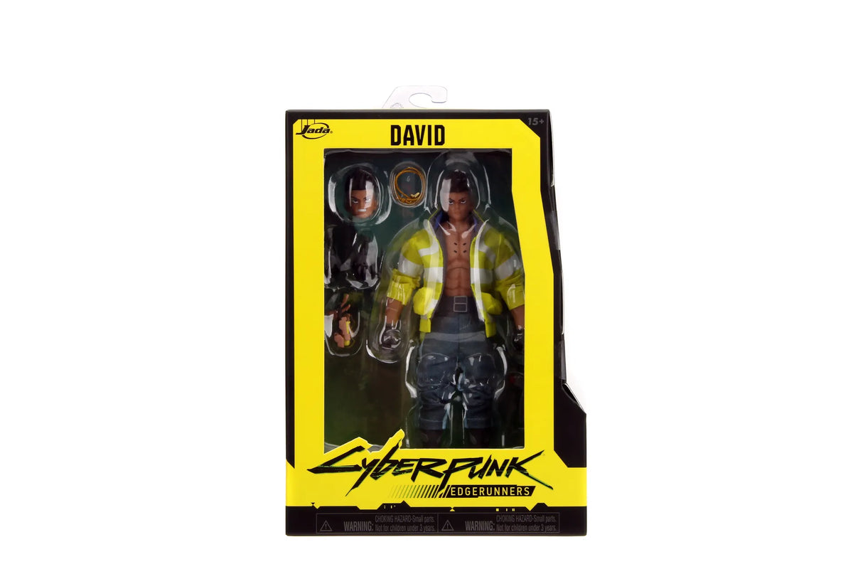 JADA TOYS CYBERPUNK EDGERUNNERS DAVID MARTINEZ 1/12 ACTION FIGURE 15.2 cm