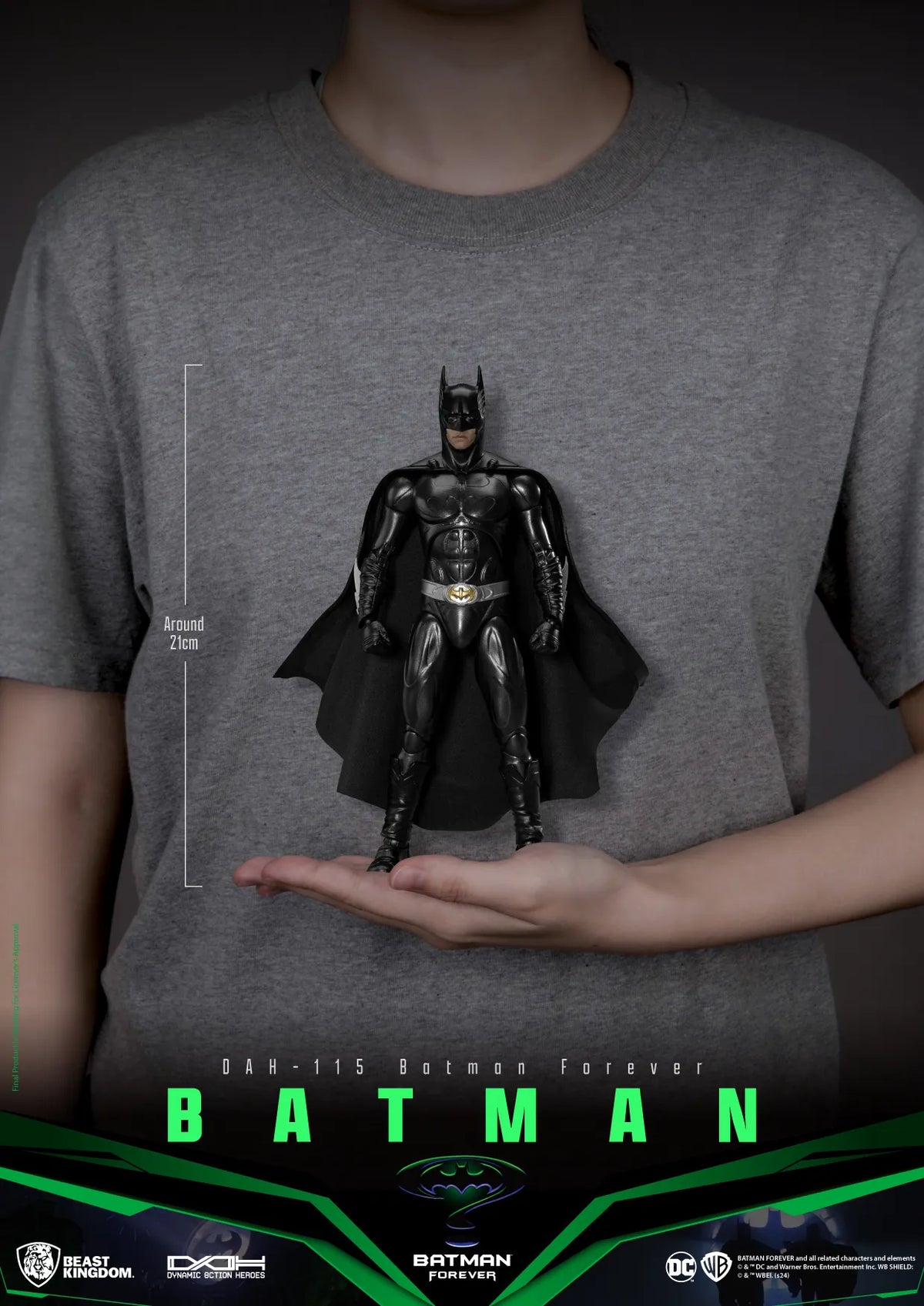 BEAST KINGDOM - DC COMICS BATMAN BATMAN FOREVER STANDARD VERSION ACTION FIGURE 21 cm