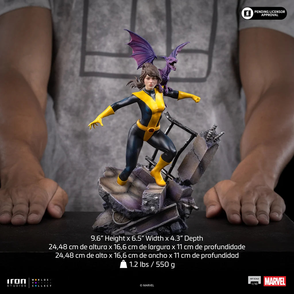 IRON STUDIOS X-MEN COMICS KITTY PRYDE & LOCKHEED 1/10 STATUA 24 cm