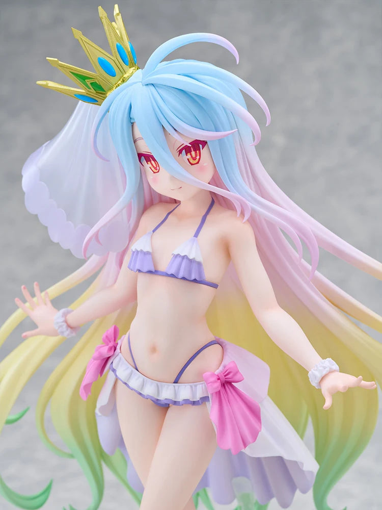 FURYU - NO GAME NO LIFE NO GAME NO LIFE SHIRO SWIMWEAR DRESS TENITOL TALL FIGURA 29 cm