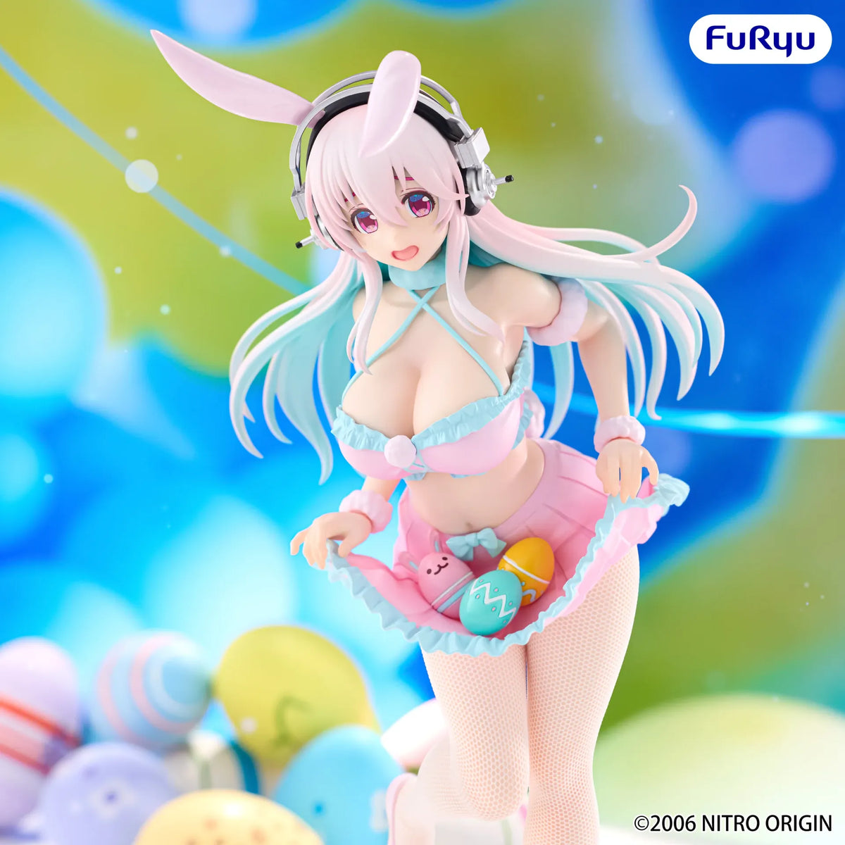 SUPER SONICO PASTEL EASTER BICUTE BUNNIES FIGURE