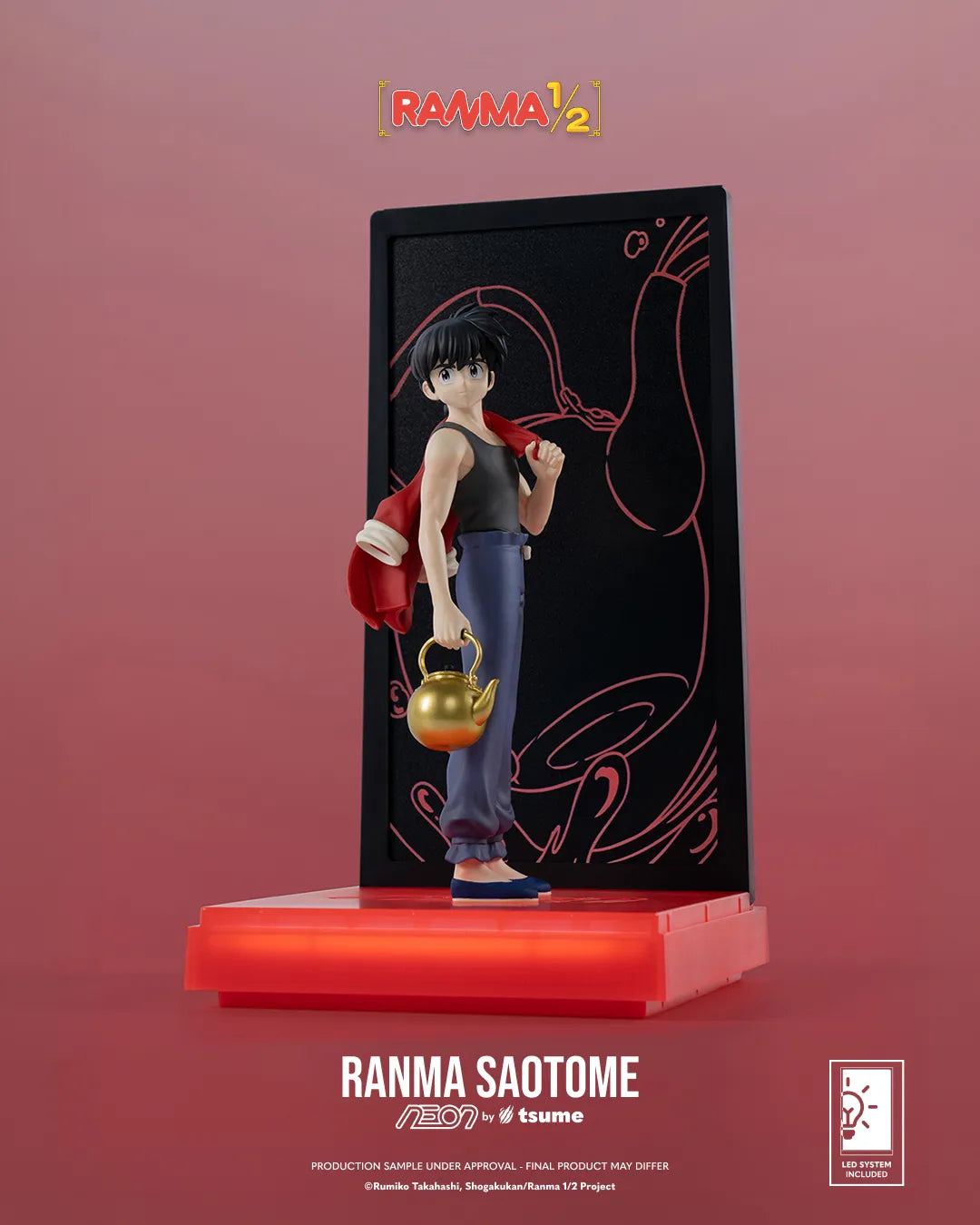 RANMA 1/2 RANMA SAOTOME BOY NEON FIGURE