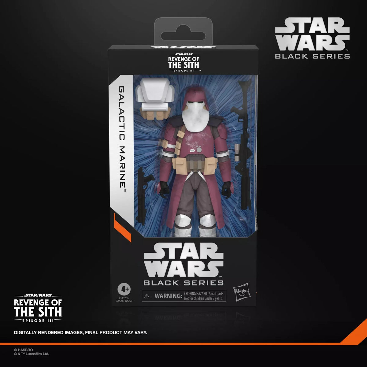 STAR WARS BLACK SERIES REVENGE OF THE SITH GALACTIC MARINE ACTION FIGURE