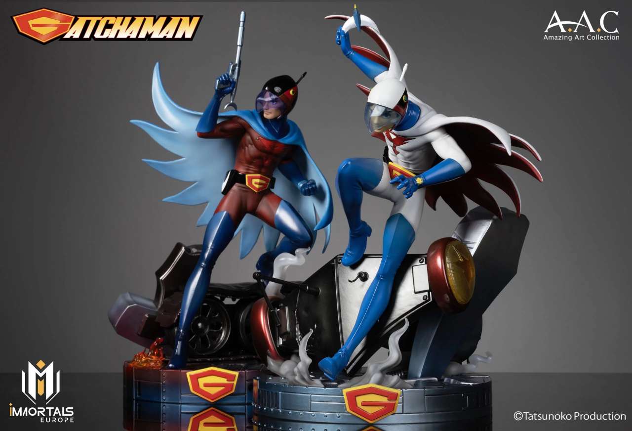 GATCHMAN KEN THE EAGLE RESIN STATUE