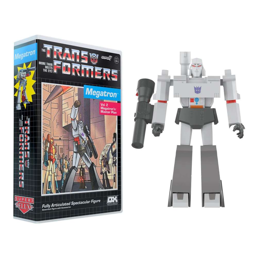 SUPER 7 MEGATRON - TRANSFORMERS DELUXE (VHS) ACTION FIGURE 17 cm