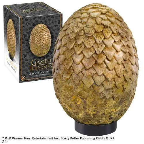 NOBLE COLLECTIONS GAME THRONES VISERION EGG REPLICA
