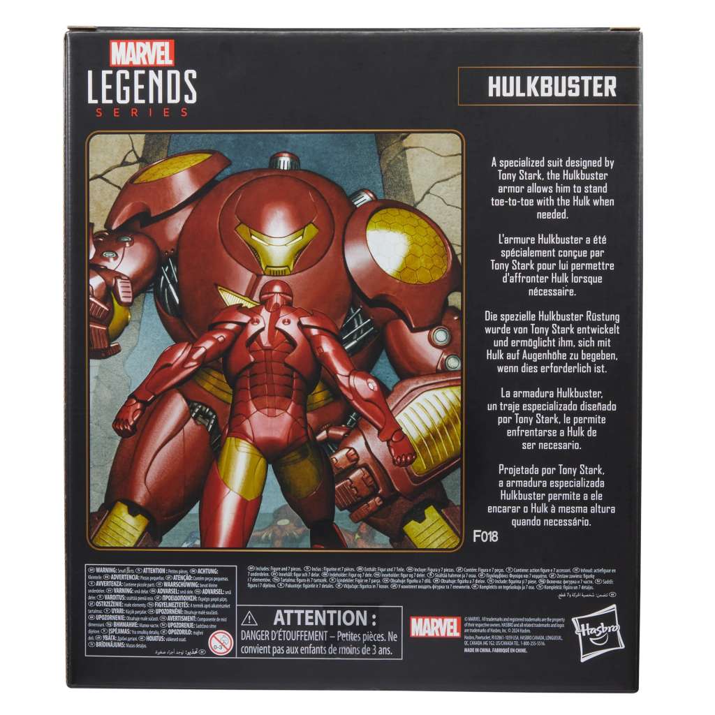 HASBRO IRON MAN & HULK - MARVEL LEGENDS MARVEL 85TH ANNIVERSARY BUSTER ACTION FIGURE