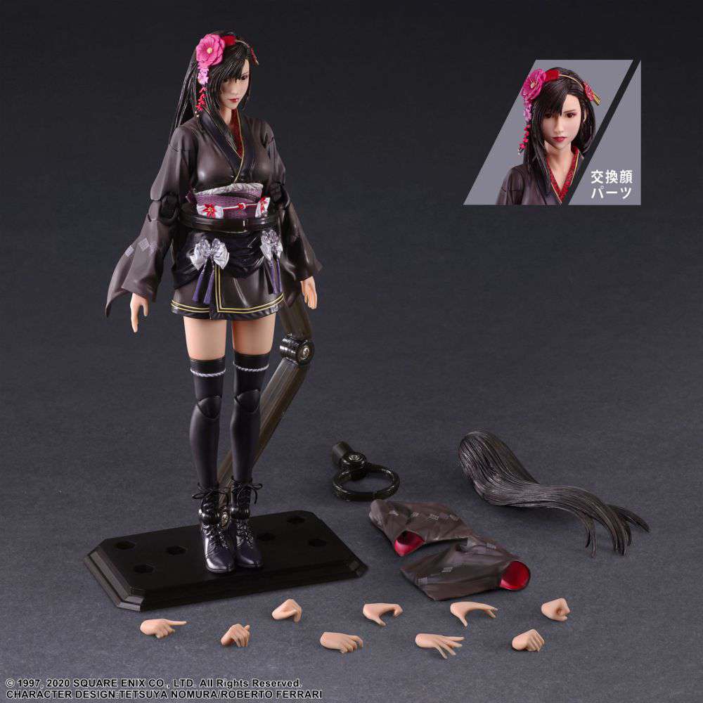 SQUARE ENIX FFVII REMAKE TIFA EXOTIC DRESS PAK ACTION FIGURE 25 cm