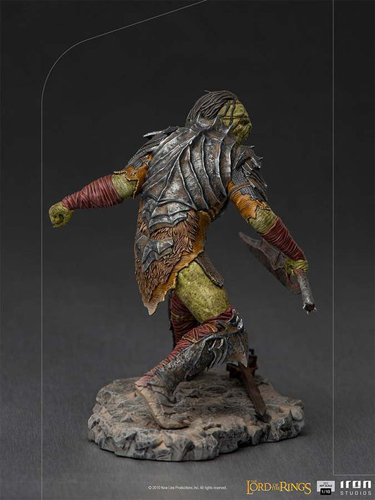 IL SIGNORE DEGLI ANELLI STATUA ORCO SPADACCINO 16 CM 1/10 IRON STUDIOS