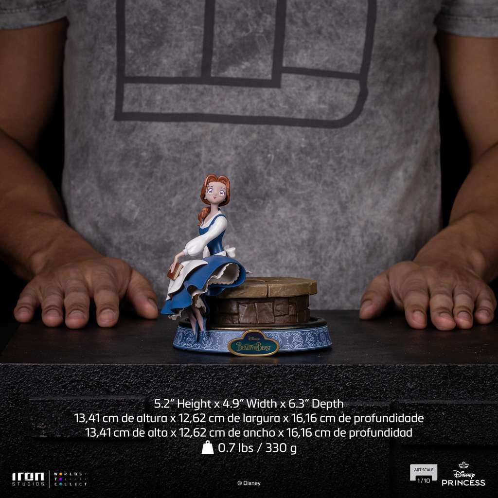 DISNEY ANIME PRINCESS BELLE PVC ST
