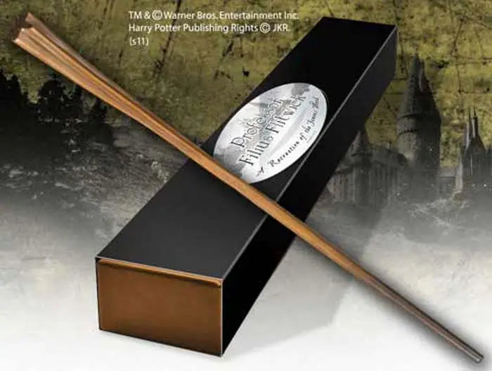 NOBLE COLLECTIONS HP WAND -FILIUS FLITWICK- 8262 REPLICA