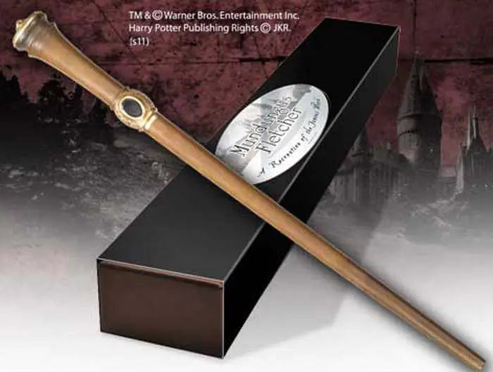 NOBLE COLLECTIONS HP WAND -MUNDUNGUS FLETCHER- 8240 REPLICA