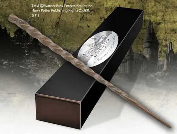 NOBLE COLLECTIONS - ONE PIECE HP WAND -XENOPHILIUS LOVEGOOD- 8234 REPLICA