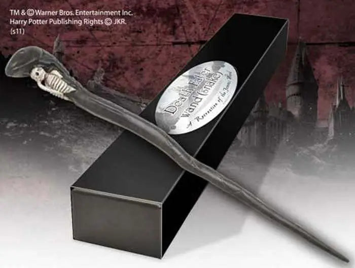 NOBLE COLLECTIONS HP WAND -DEATH EATER SNAKE- 8224 REPLICA