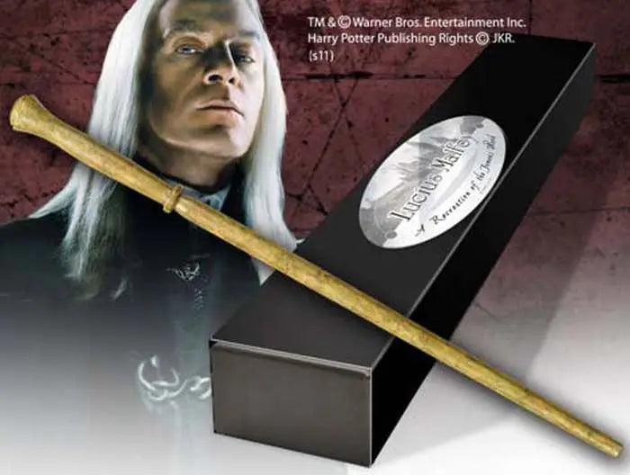 NOBLE COLLECTIONS HP WAND -LUCIUS MALFOY- 8208 REPLICA