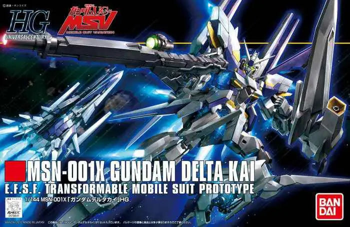 BANDAI - GUNDAM HGUC DELTA KAI 1/144 MODEL KIT 12 cm
