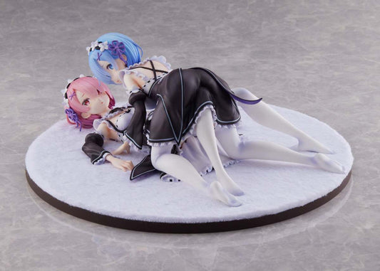 RE:ZERO STARTING LIFE IN ANOTHER WORLD PVC STATUA 1/7 RAM & REM 9 CM FURYU