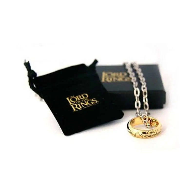NOBLE COLLECTIONS LOTR ONE RING COSTUME BLACK BOX REPLICA