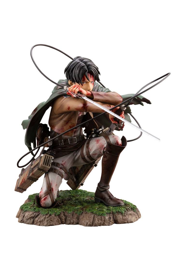 Hot Deals Attack on Titan ARTFXJ Statue 1/7 Levi Fortitude Ver. 17 cm