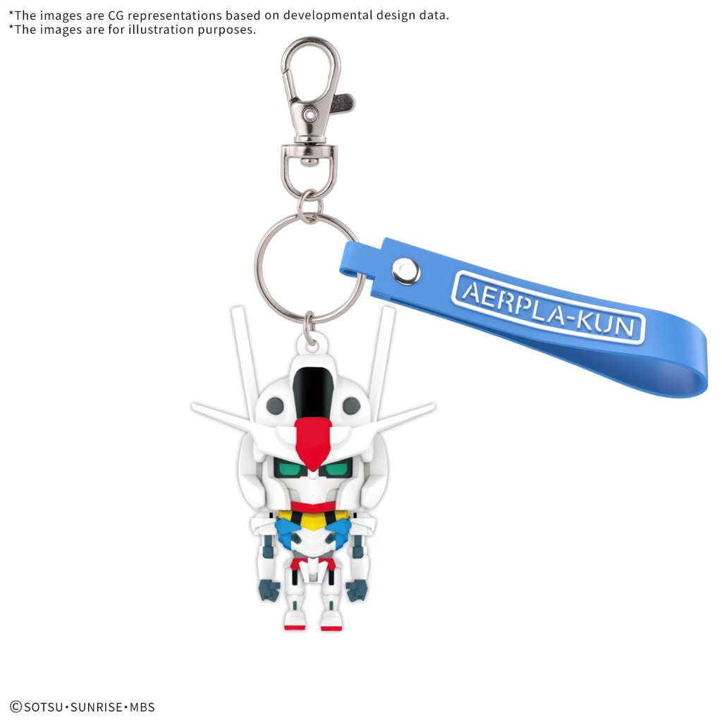 AERPLAKUN 3D RUBBER MASCOT KEYCHAIN