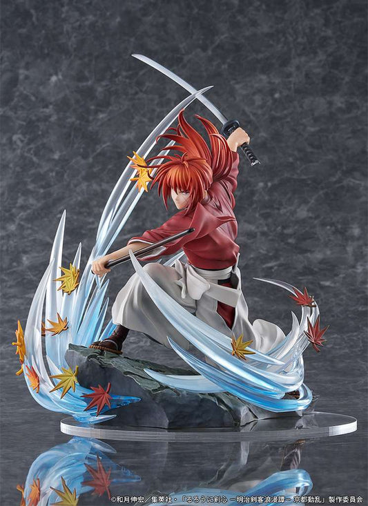 RUROUNI KENSHIN: MEIJI KENKAKU ROMANTAN KYOTO DOURAN PVC STATUA 1/7 KENSHIN HIMURA SOURYUSEN VER. 27 CM PROOF