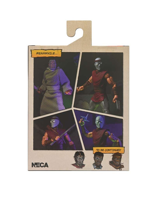 TARTARUGHE NINJA (MIRAGE COMICS) ACTION FIGURA FOOT NINJA CLASSIC COLORS 18 CM NECA