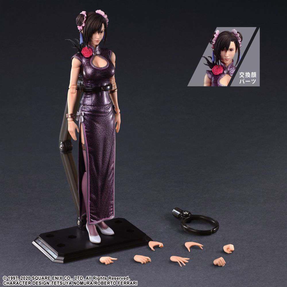 SQUARE ENIX FFVII REMAKE TIFA SPORTY DRESS PAK ACTION FIGURE 25 cm