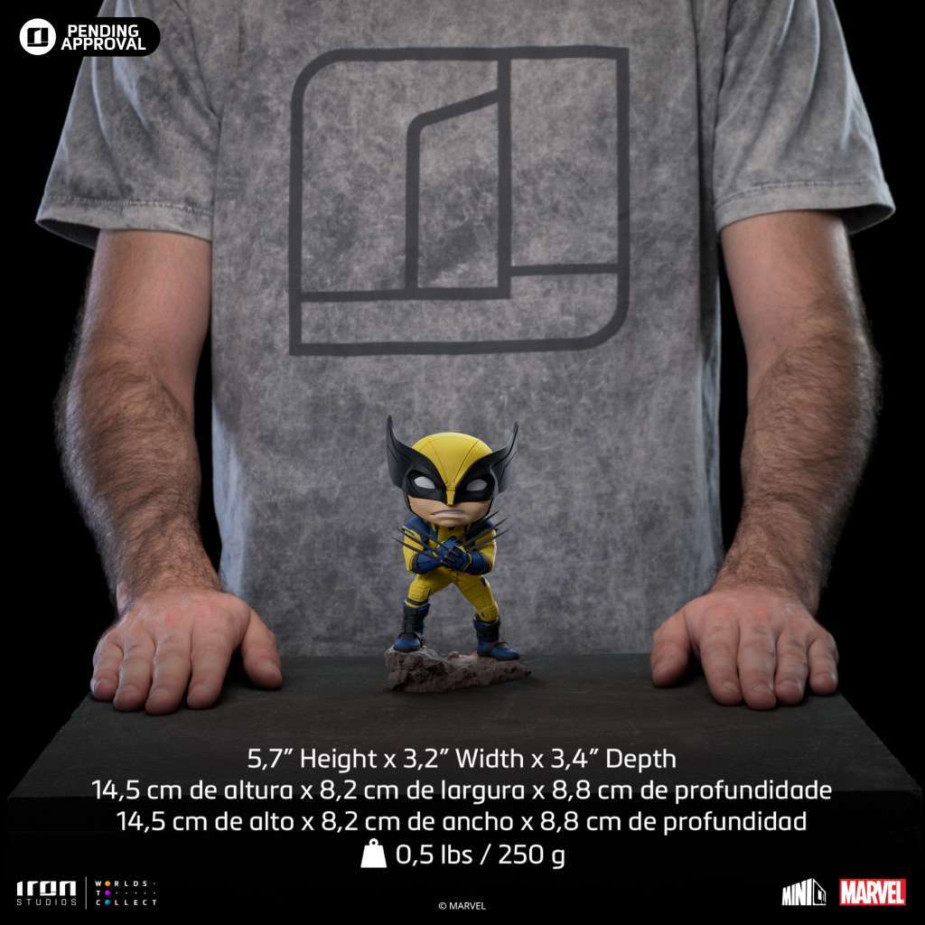 IRON STUDIOS WOLVERINE DEADPOOL & WOLVERINE MINICO STATUA 15 CM