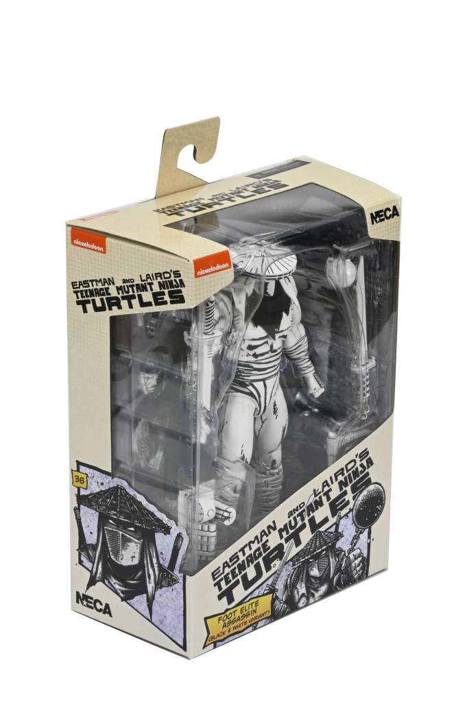 TMNT MIRAGE COMICS FOOT ASSASSIN B&W ACTION FIGURE