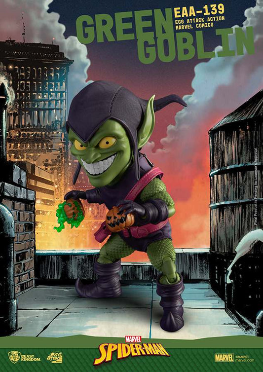 MARVEL COMICS UOVA ATTACK ACTION ACTION FIGURA GREEN GOBLIN 17 CM BEAST KINGDOM TOYS