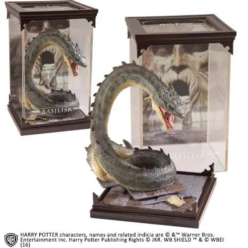 NOBLE COLLECTIONS HP MAGICAL CREATURES BASILISK ST STATUA 18 cm