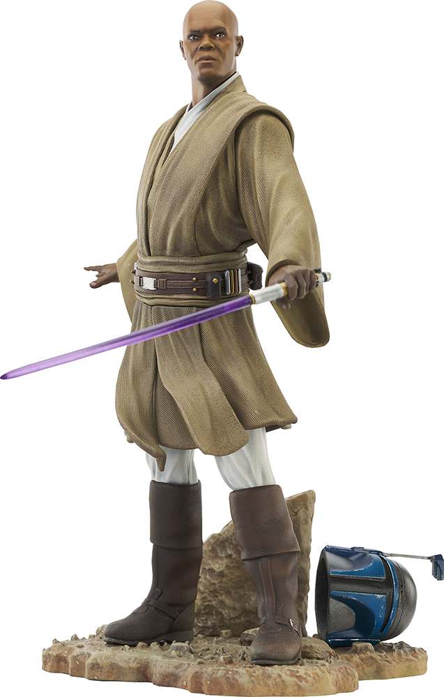 SW PREMIER COLL AOTC MACE WINDU STATUE