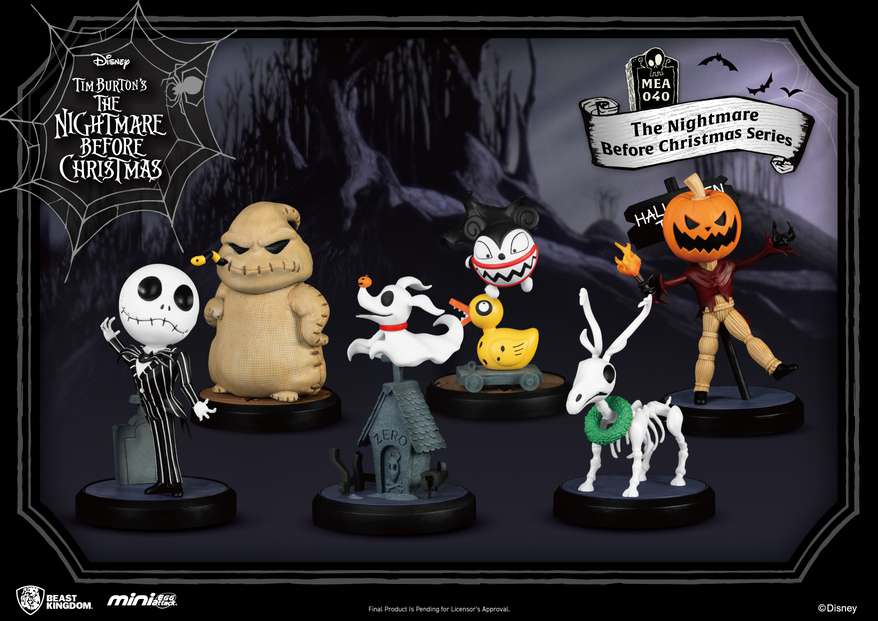 MINI UOVA NIGHTMARE BEFORE XMAS BOX SET MINI FIGURA BEAST KINGDOM